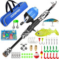 ODDSPRO Kids Fishing Pole - Kids Fishing Starter Kit - with Tackle Box, Reel, Practice Plug, Beginner'S Guide and Travel Bag for Boys, Girls