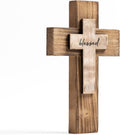 OKSQW Wall Wooden Cross Christians Cross Spiritual Religious Cross Gifts with Hook on Hanging Wall or Table with Blessed for Church Home Room Decoration for Christmas Cross（5 Colors Available… Home & Garden > Decor > Seasonal & Holiday Decorations OKSQW Blessed  