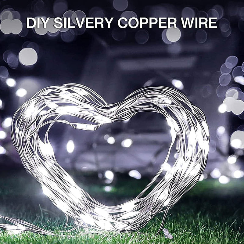 Olafus 16 Pack Fairy Lights Battery Operated, IP68 Waterproof Mini Firefly String Light, 7Ft Copper Wire Micro LED Starry Light for Christmas Decorations Indoor Wedding Party DIY Tree Gift Cool White Home & Garden > Lighting > Light Ropes & Strings Olafus   