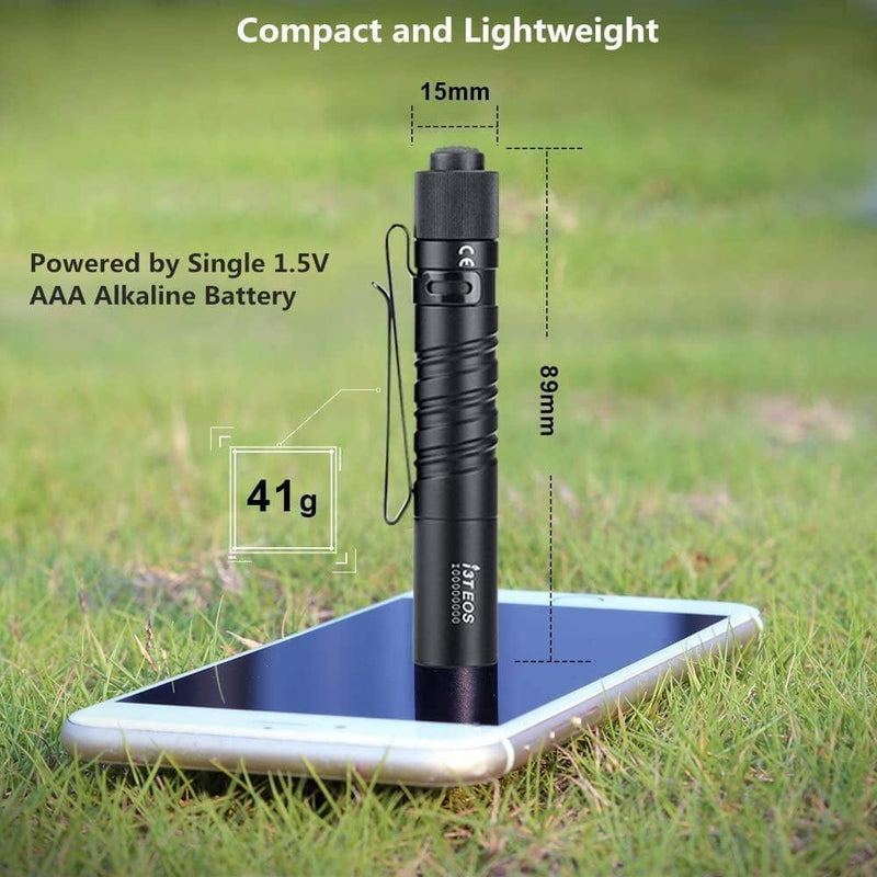 OLIGHT I3T EOS 180 Lumens Dual-Output Slim EDC Flashlight for Camping and Hiking, Tail Switch Flashlight with AAA Battery Hardware > Tools > Flashlights & Headlamps > Flashlights OLIGHT   
