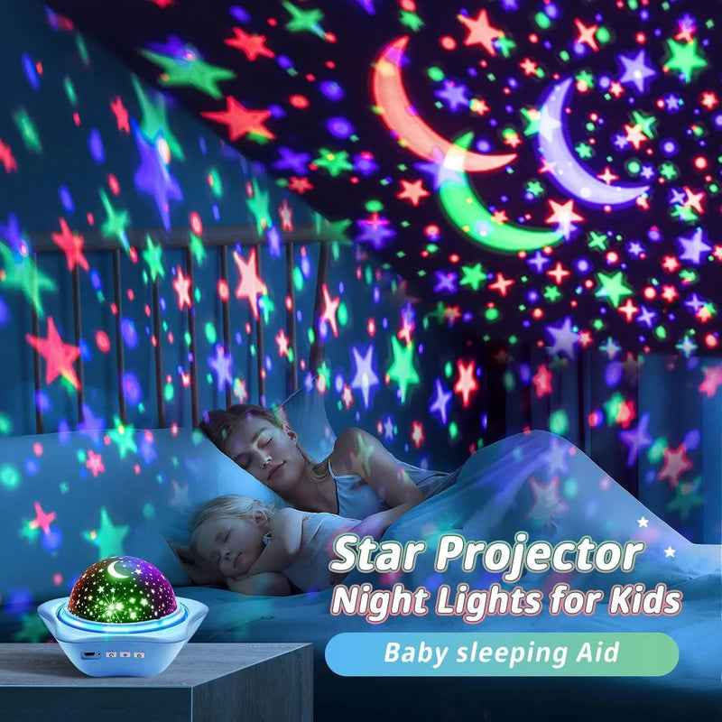 One Fire Night Light for Kids, 48 Lighting Modes Star Lights for Bedroom,360°Rotating+3 Films Baby Night Light Projector,Usb Rechargeable Kids Night Lights for Bedroom,Christmas Lights for Room Decor Home & Garden > Lighting > Night Lights & Ambient Lighting One Fire   