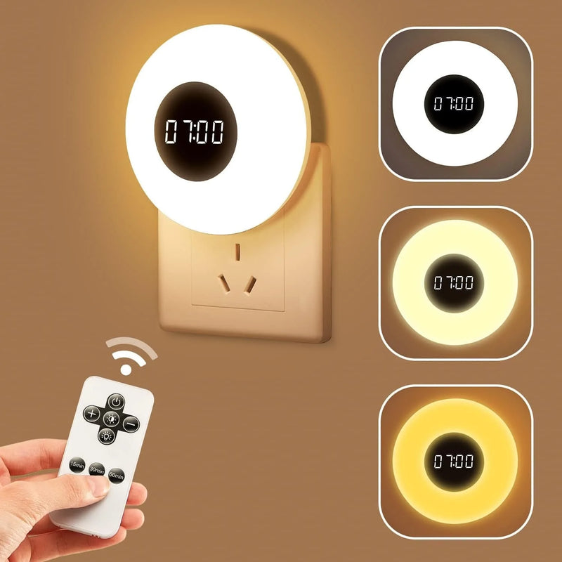 One Fire Night Light for Kids+Toilet Timer Nightlight, 3 Light Colors+Dimmable Baby Night Light for Kids Room, Remote Toilet Light Bathroom Night Light Plug In, Nightlights for Children, Night-Lights