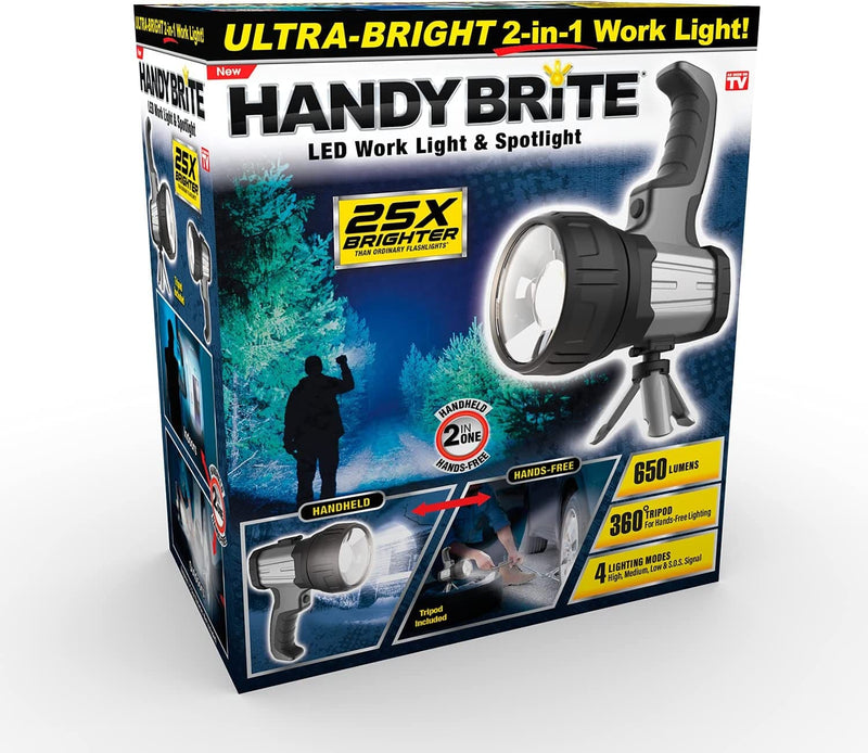 Ontel Handy Brite Ultra Bright Cordless Home & Garden > Lighting > Flood & Spot Lights Ontel 2-in-1 Worklight+spotlight  