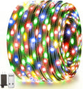Orahon Christmas Lights 400Led 132Ft Outdoor Indoor Fairy Lights for Bedroom Twinkle String Lights Waterproof with Remote 8 Modes Memory Timer Plug in Green Wire for Xmas Tree Yard (Multicolored) Home & Garden > Lighting > Light Ropes & Strings orahon Multicolor 132ft 