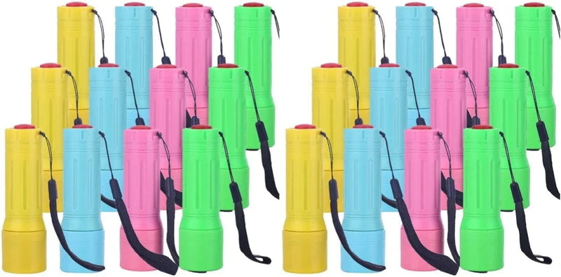 OSALADI 12 Pcs Yellow&Green Daily Mini Rechargeable Torches Reading Pocket with Led Toy Camping Party Use Handheld Outages Lanyard Small for Flashlight Flashlights Hiking Night Hardware > Tools > Flashlights & Headlamps > Flashlights OSALADI Assorted Color4x2pcs 3X3X10CMx2pcs 