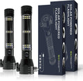 Otdair LED Flashlight Solar Power Flashlight, Ultra Bright Flashlight, High Lumens, USB Rechargeable, 5 Modes for Outdoor,Camping, Hiking 2Pack Hardware > Tools > Flashlights & Headlamps > Flashlights Otdair 2 Pack  