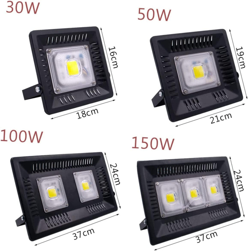 Outanaya Home Floodlight LED White Washer Outdoor Flood W Light Advertising Wall for Garden