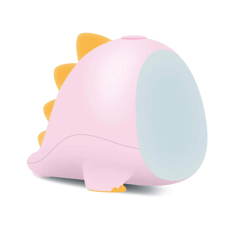 Ouuonno Little Dinosaur Night Light for Baby Transform between Warm White and White Sleep Timer Setting for Children Adults Bedside and Nursery Cute LED Lamps for Toddler and Kids Bedroom(Pink)