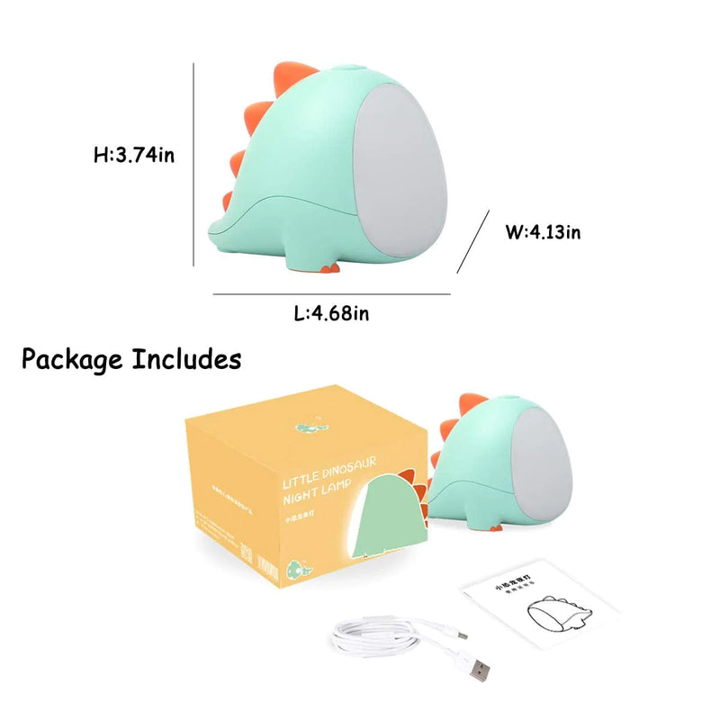 Ouuonno Little Dinosaur Night Light for Baby Transform between Warm White and White Sleep Timer Setting for Children Adults Bedside and Nursery Cute LED Lamps for Toddler and Kids Bedroom(Pink) Home & Garden > Lighting > Night Lights & Ambient Lighting oUUoNNo   
