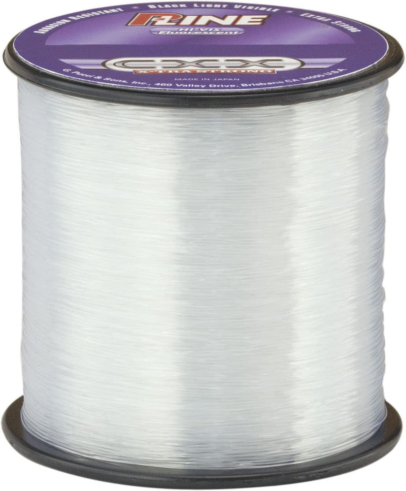 P-Line Cxx-Xtra Strong High Visibility Clear Fluorescent Fishing Line 1/4