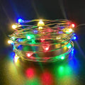 Pack 2 Indoor Battery-Operated Led String Lights with Timer,Mini Leds Fairy Lights for Wedding Centerpiece Christmas Party Lighting Decorations,50 Count Leds,18Ft Silver Wire (Warm White) Home & Garden > Lighting > Light Ropes & Strings Luna Gift Multicolor  