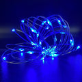 Pack 2 Indoor Battery-Operated Led String Lights with Timer,Mini Leds Fairy Lights for Wedding Centerpiece Christmas Party Lighting Decorations,50 Count Leds,18Ft Silver Wire (Warm White) Home & Garden > Lighting > Light Ropes & Strings Luna Gift Blue  