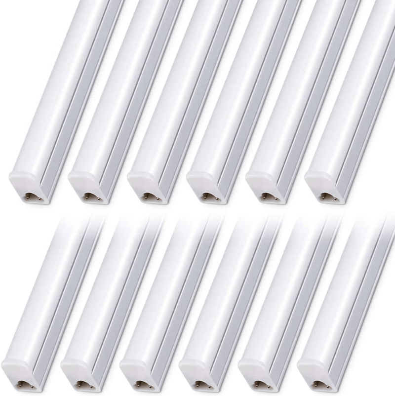 (Pack of 12) Kihung T5 Led Integrated Fixture 4FT, Utility Shop Light Tube, Garage Light, 20W, 6500K, 2200Lm, LED Ceiling Light and under Cabinet Light, Corded Electric with Built-In On/Off Switch Home & Garden > Lighting > Lighting Fixtures > Ceiling Light Fixtures KOL DEALS   