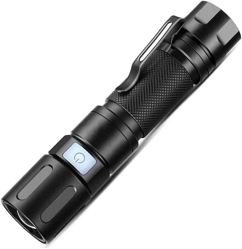 PAIHUIART Headlamps for Adults Outdoor Waterproof Powerful LED Flashlight 350 Lumens Super Bright LED Torches Zoom Rechargeable Flashlight Camping Lights (Color : Black) Hardware > Tools > Flashlights & Headlamps > Flashlights PAIHUIART   