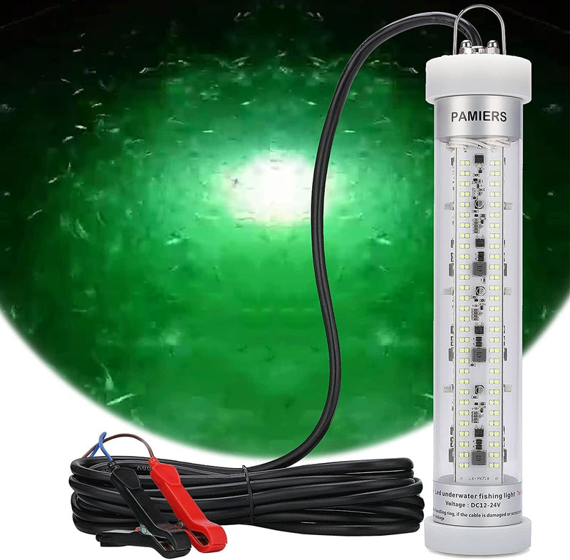 Pamiers Led Underwater Fishing Light,Ac 110V 500W/65000Lum,With Remote Brightness Adjustment Function,Attracting Fish More Faster,Effective and Flexible,More AC 110V and DC12V/24V Types for Choices Home & Garden > Pool & Spa > Pool & Spa Accessories pamiers DC 12V/24V 300W 17FT Cables Green  