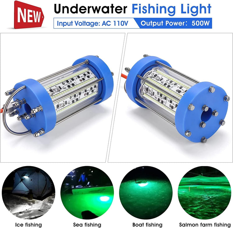 Pamiers Led Underwater Fishing Light,Ac 110V 500W/65000Lum,With Remote Brightness Adjustment Function,Attracting Fish More Faster,Effective and Flexible,More AC 110V and DC12V/24V Types for Choices Home & Garden > Pool & Spa > Pool & Spa Accessories pamiers   