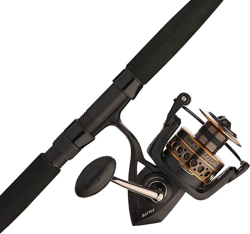 Penn Battle Spinning Reel and Fishing Rod Combo Sporting Goods > Outdoor Recreation > Fishing > Fishing Rods Pure Fishing Battle Combo 4000 - 7' - Medium - 1pc 