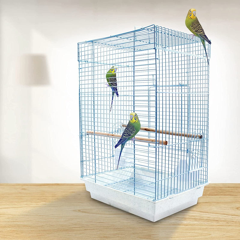 PENN-PLAX Cockatiel & Small Parrot Starter Kit with Birdcage and Accessories – Great for Cockatiels, Conures, and Small Parrots – Square Dome – White Animals & Pet Supplies > Pet Supplies > Bird Supplies > Bird Cages & Stands Penn Plax, INC.   