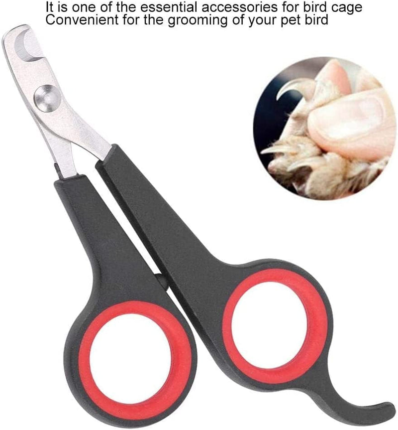 Pet Nail Scissors, Simple Appearance Design Pet Grooming Tool, Household Easy Grip and Non-Slip Bird Cage Accessories for Dog Cat Small Breeds Puppies Rabbits Animals & Pet Supplies > Pet Supplies > Bird Supplies > Bird Cages & Stands Simlug   
