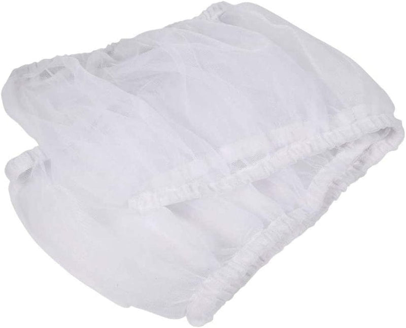 Pet Products Mesh Bird Catcher Net Cover Shell Skirt for Bird Cages Size S (White) Bird Cage Accessories