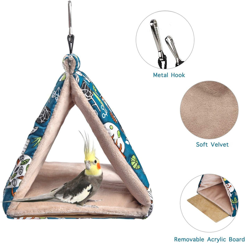 Petmolico Bird Nest Shed Hut House, Warm Hanging Hammock Cage Accessories Snuggle Sleeping Bed Hideaway for Parrot Parakeet Cockatiels Cockatoo Lovebird Finch, Medium Size Animals & Pet Supplies > Pet Supplies > Bird Supplies > Bird Cages & Stands Petmolico   