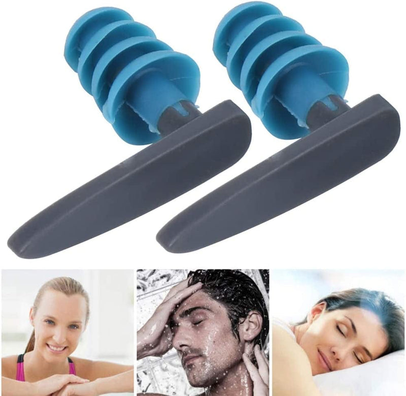 Pilipane Diving Waterproof Earplug, 2Pcs Swimming Noise Cancelling Reusable Earplugs for Showering Bathing Surfing Snorkeling and Other Water Sports Sporting Goods > Outdoor Recreation > Boating & Water Sports > Swimming Pilipane   