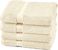 Pinzon 6 Piece Blended Egyptian Cotton Bath Towel Set - Plum Home & Garden > Linens & Bedding > Towels Pinzon Cream 4 Bath Towels 