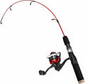 PLUSINNO Ultralight Winter Ice Fishing Rod Reel Combo 26/27/28 Inch. Medium Light Fast Action Multi-Species Spinning Ice Fishing Pole Tackle Walleye Perch Panfish Bluegill-Pp Sporting Goods > Outdoor Recreation > Fishing > Fishing Rods PLUSINNO B-Fishing rod+reel(No Lures&Line) 26'' Light Power 