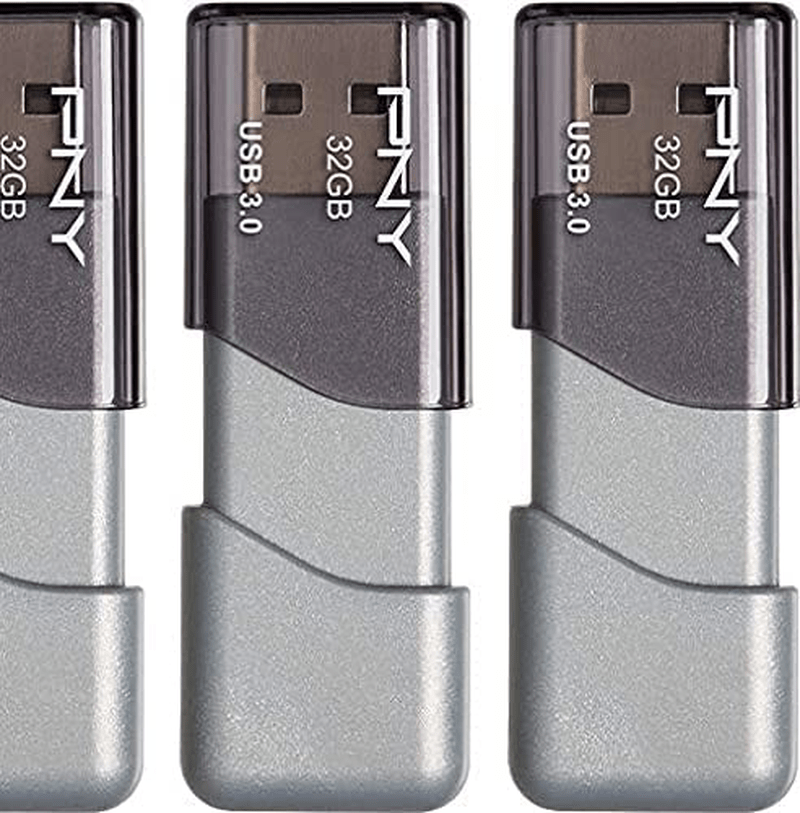 PNY 32GB Turbo Attaché 3 USB 3.0 Flash Drive, 5-Pack Electronics > Electronics Accessories > Computer Components > Storage Devices > USB Flash Drives PNY   