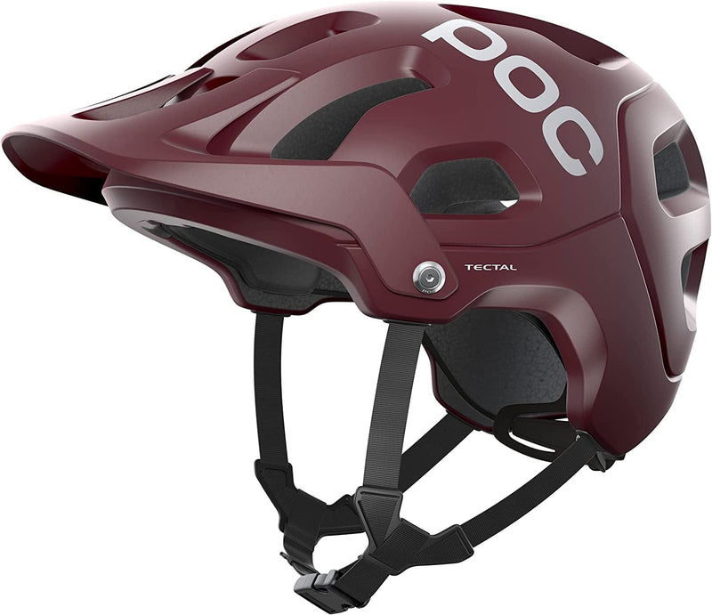 POC, Tectal, Helmet for Mountain Biking Sporting Goods > Outdoor Recreation > Cycling > Cycling Apparel & Accessories > Bicycle Helmets POC Propylene Red Matte Medium-Large 