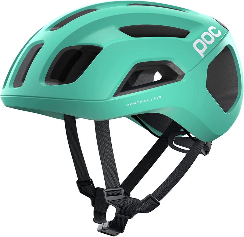 POC, Ventral Air Spin Bike Helmet for Road Cycling Sporting Goods > Outdoor Recreation > Cycling > Cycling Apparel & Accessories > Bicycle Helmets POC Fluorite Green Matte Medium 