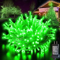 Pooqla Christmas String Lights, 200 LED 66 Ft Indoor and Outdoor Decorative LED Lights, 8 Modes Holiday Fairy Lights for Home Yard Patio Wedding Party, Halloween, Pink Home & Garden > Lighting > Light Ropes & Strings NINGBO YINZHOU LANGFU ELECTRONICS CO LTD Clear wire, Green  