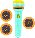 POPETPOP 1 Set Children’S Projector Flashlight with Image Reels Small Torches Lamp Flashlight Educational Learning for Child Kids Purple Hardware > Tools > Flashlights & Headlamps > Flashlights POPETPOP Green  