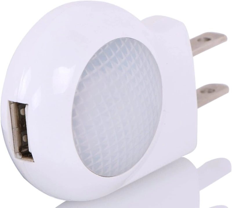 Portable Plug-In 0.7W Travel LED Night Light - 2 Pack of White Home & Garden > Lighting > Night Lights & Ambient Lighting Omeet   