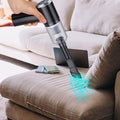 Portable Wireless Car Home Vacuum Cleaner 6000PA 120W High Power Car USB Rechargeable Handheld Vacuum Cleaner Home Cleaning Appliances Tools 2022 (Black) Home & Garden > Household Supplies > Household Cleaning Supplies partysu Black  