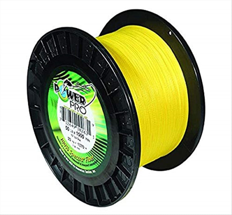 Powerpro Spectra Hi-Vis Yellow Braided Line Sporting Goods > Outdoor Recreation > Fishing > Fishing Lines & Leaders Shimano American Corporation 200 Pound, 500 Yards  