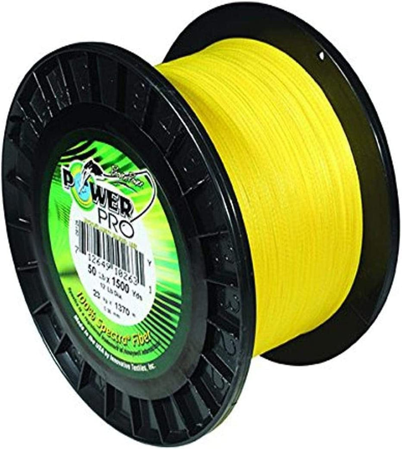 Powerpro Spectra Hi-Vis Yellow Braided Line Sporting Goods > Outdoor Recreation > Fishing > Fishing Lines & Leaders Shimano American Corporation 40 Pound, 100 Yards  