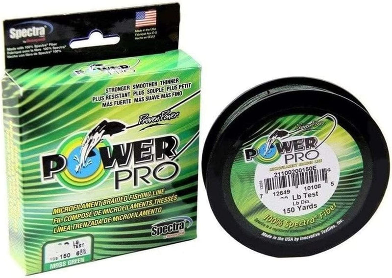 Powerpro Spectra Moss Green Braided Line Sporting Goods > Outdoor Recreation > Fishing > Fishing Lines & Leaders Shimano American Corporation 15 Pound, 100 Yards  