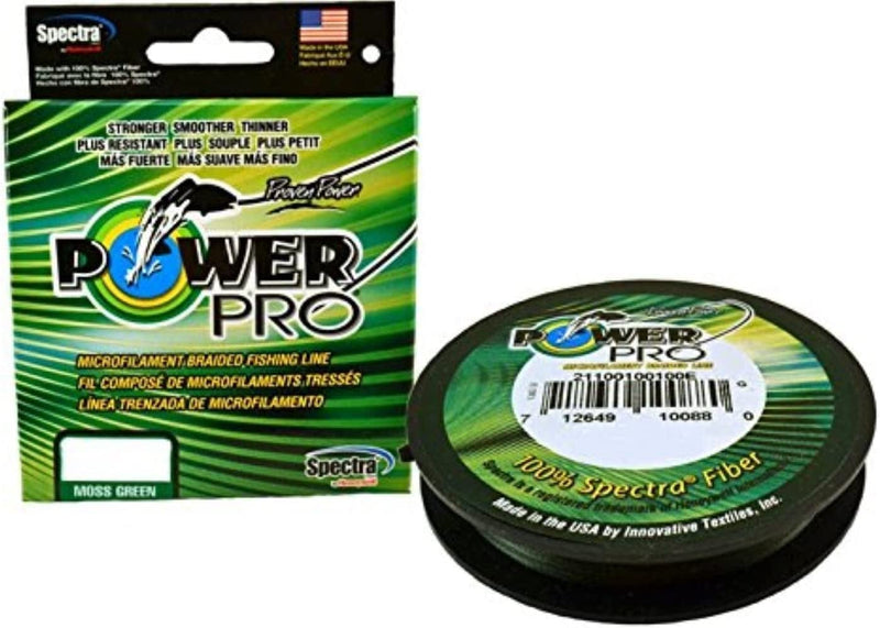 Powerpro Spectra Moss Green Braided Line Sporting Goods > Outdoor Recreation > Fishing > Fishing Lines & Leaders Shimano American Corporation 30 Pound, 100 Yards  
