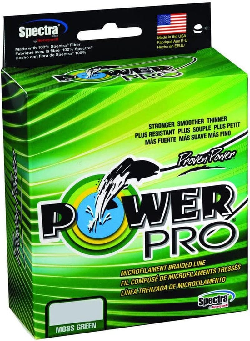 Powerpro Spectra Moss Green Braided Line Sporting Goods > Outdoor Recreation > Fishing > Fishing Lines & Leaders Shimano American Corporation 10 Pound, 300 Yards  