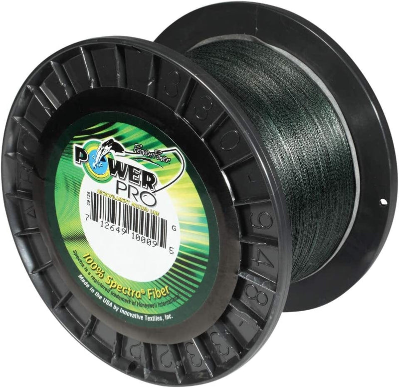 Powerpro Spectra Moss Green Braided Line Sporting Goods > Outdoor Recreation > Fishing > Fishing Lines & Leaders Shimano American Corporation 8 Pound, 100 Yards  