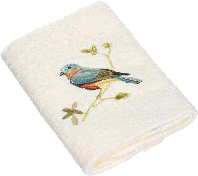 Premier Songbirds Collection, Bath Towel, Ivory Home & Garden > Linens & Bedding > Towels Avanti Linens Washcloth  