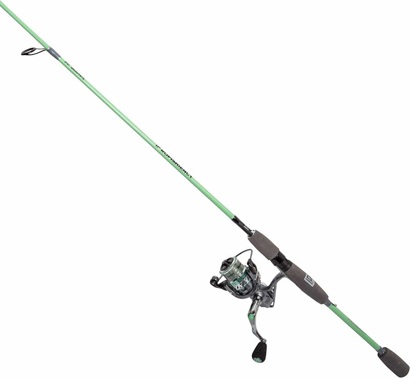 Profishiency 6FT - 7FT Lightweight 2-Piece Spinning Rod and Reel Combos - Variety of Lengths, Actions, & Features - Fiberglass, IM6 & IM7 Graphite Fishing Rods Sporting Goods > Outdoor Recreation > Fishing > Fishing Rods ProFISHiency 6ft 6in Mint Combo  