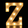 Proyatech LED Light up Letter DIY Combination for Zoo AONE a Zebra Jazz ZIPCODE Zinnia Sign Etc. Battery Powered Warm White Night Light (Letter Z Home & Garden > Lighting > Night Lights & Ambient Lighting Proyatech Z  