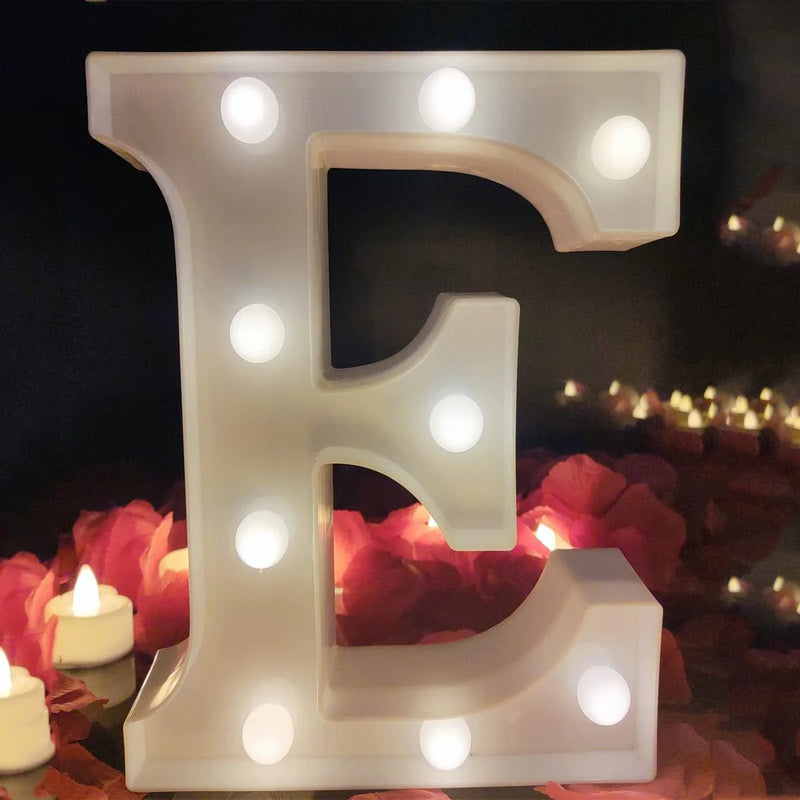 Proyatech LED Light up Letter DIY Combination for Zoo AONE a Zebra Jazz ZIPCODE Zinnia Sign Etc. Battery Powered Warm White Night Light (Letter Z