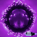 Purple Christmas String Lights - 110 Leds 46Ft/14M 8 Modes End-To-End Plug in Indoor/Outdoor Waterproof Decorative Outside/Inside Fairy Twinkle Xmas Lights for Tree/Halloween/Wedding/Patio/Room/Home Home & Garden > Lighting > Light Ropes & Strings Epesl Purple  