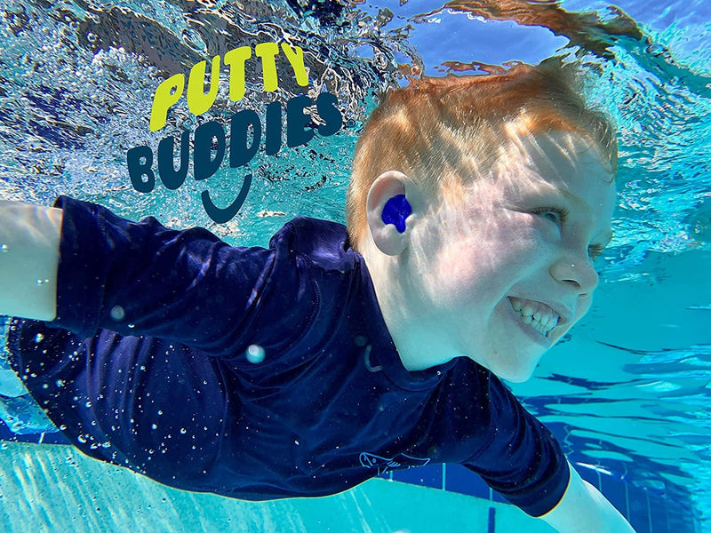PUTTY BUDDIES Floating Earplugs 3-Pair Pack – Soft Silicone Ear Plugs for Swimming & Bathing – Invented by Physician – Keep Water Out – Premium Swimming Earplugs – Doctor Recommended Sporting Goods > Outdoor Recreation > Boating & Water Sports > Swimming Putty Buddies   