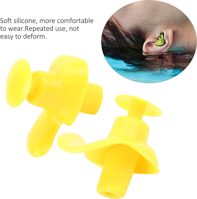 Pwshymi Silicone Waterproof Dust‑Proof Spiral Earplug for Children and Adults Swimming Accessory Sporting Goods > Outdoor Recreation > Boating & Water Sports > Swimming Pwshymi   