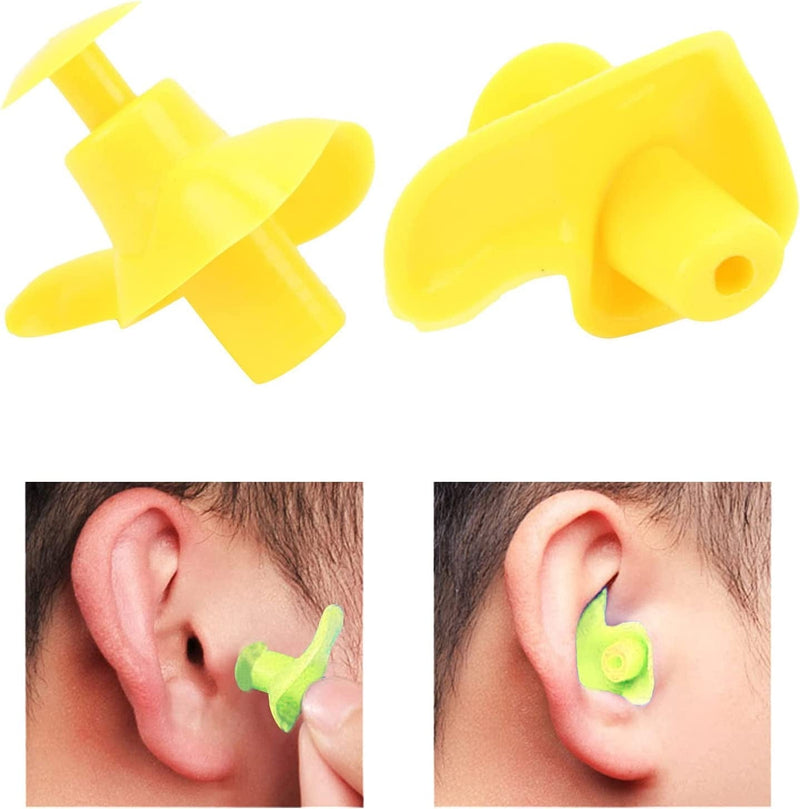 Pwshymi Silicone Waterproof Dust‑Proof Spiral Earplug for Children and Adults Swimming Accessory Sporting Goods > Outdoor Recreation > Boating & Water Sports > Swimming Pwshymi   