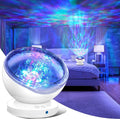 Qaofuz Ocean Wave Projector, 12 LED Remote Control Night Light Lamp Timer 8 Colors Changing LED Kids Night Light Projector Lamp for Baby Kids Adult Bedroom Living Room and Holiday Party Decorations Home & Garden > Lighting > Night Lights & Ambient Lighting Qaofuz White  